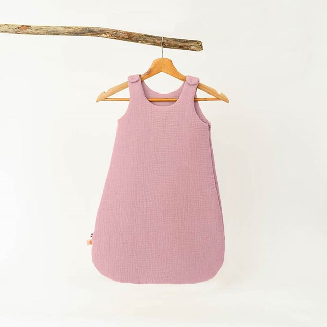 Gigoteuse Hiver en Coton Bio Rose 3