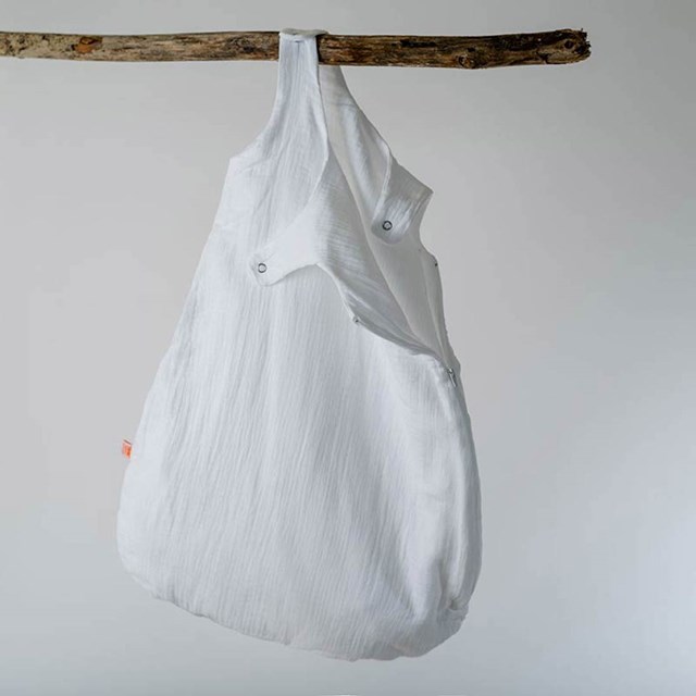 Gigoteuse Été en Coton Bio Blanc 5