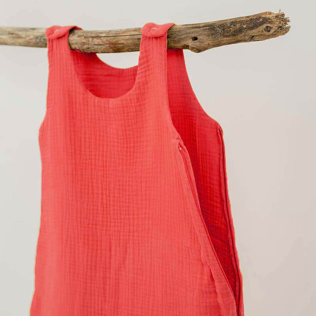 Gigoteuse Été en Coton Bio Fraise 5