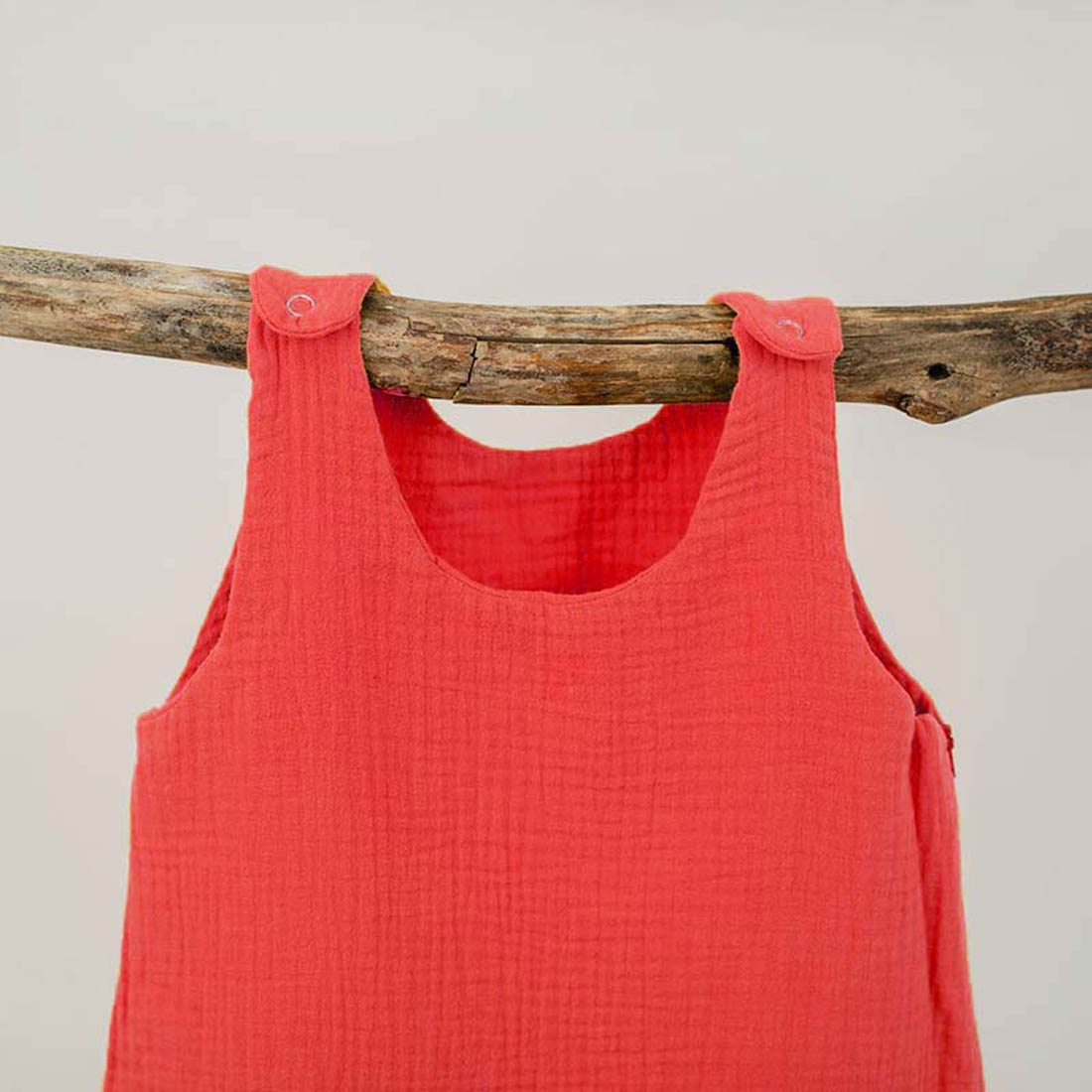 Gigoteuse Été en Coton Bio Fraise 6