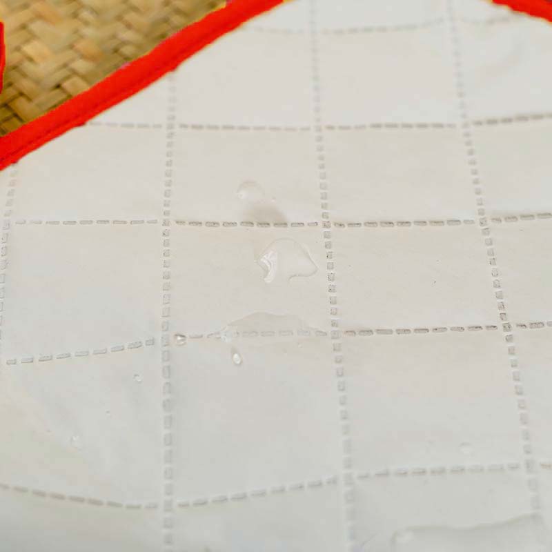 Tapis à Langer Nomade Lubiana en Coton Bio Fraise 5