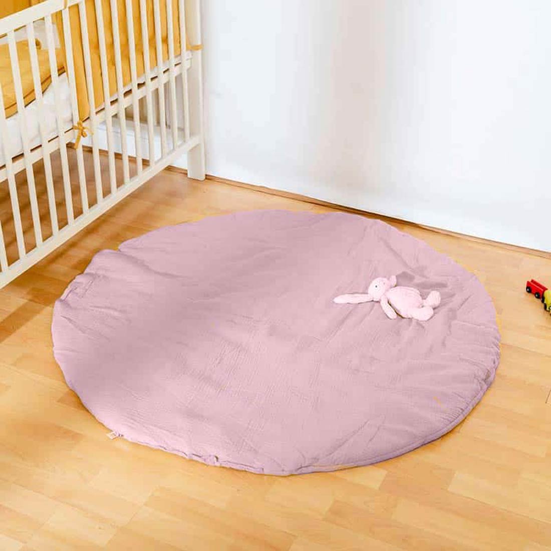 Tapis d'Eveil Havane en Coton Bio Rose 5