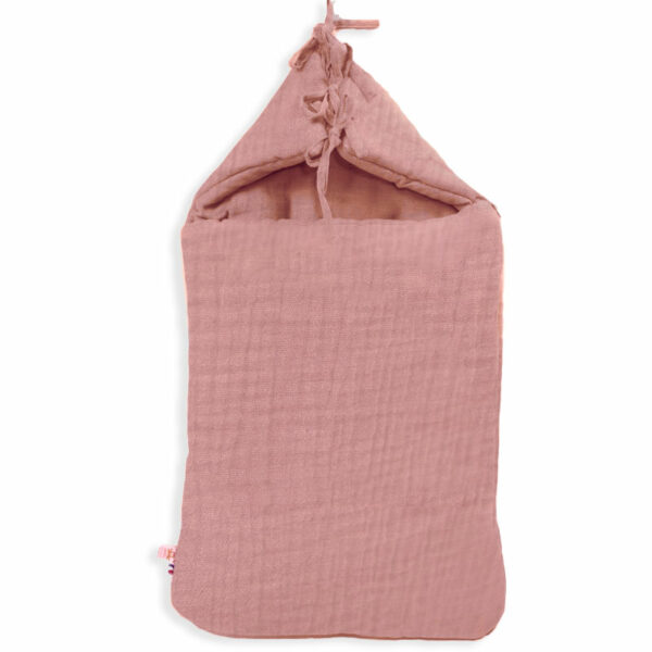 Nid d'Ange en Coton Bio Rose 2