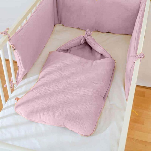 Nid d'Ange en Coton Bio Rose 4