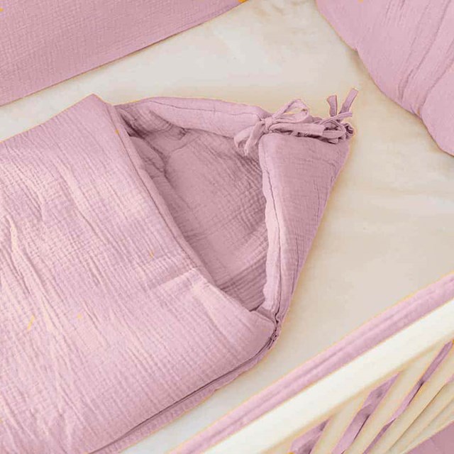 Nid d'Ange en Coton Bio Rose 5