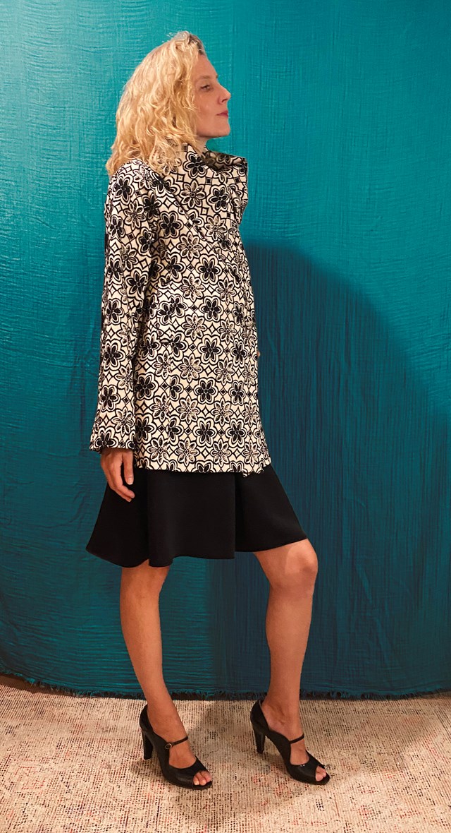 Manteau CLARA jacquard 5