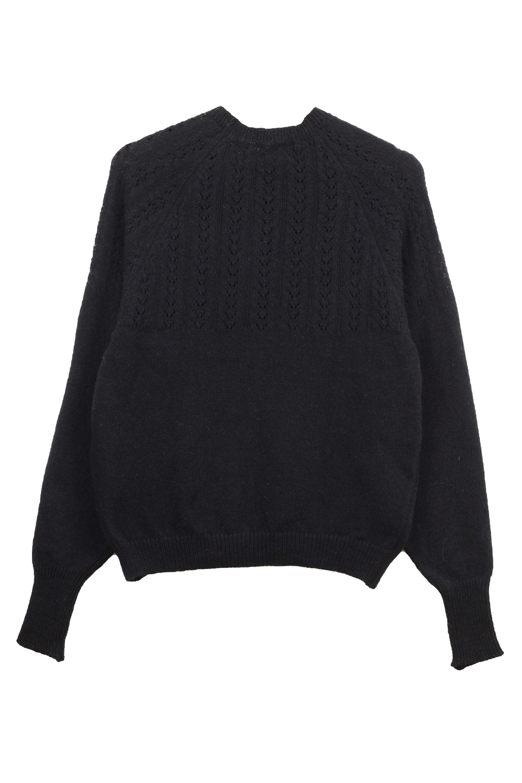 Pull Agave noir en laine recyclée 100% made in France - 16