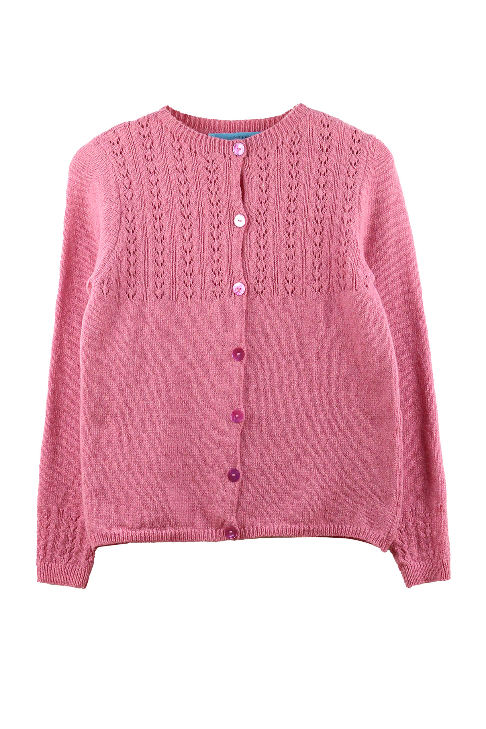 Gilet  Aloé rouge en laine recyclée - 12