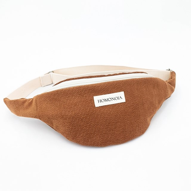 Banane velours cotelé camel 2