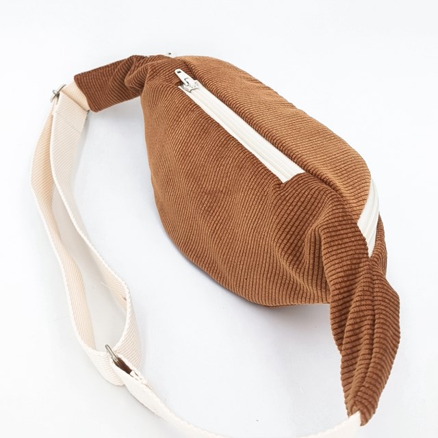 Banane velours cotelé camel 4