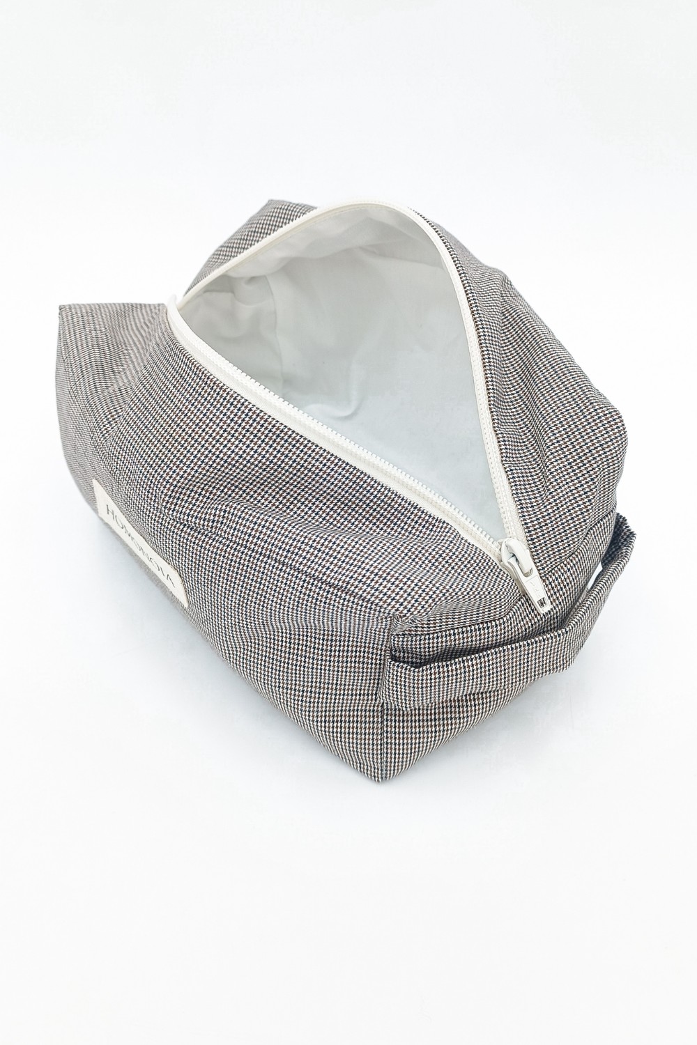 Trousse de toilette pied de poule 5