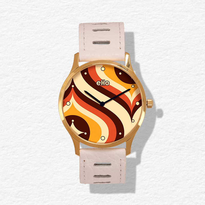 Montre Sixties Blanche Pique 2