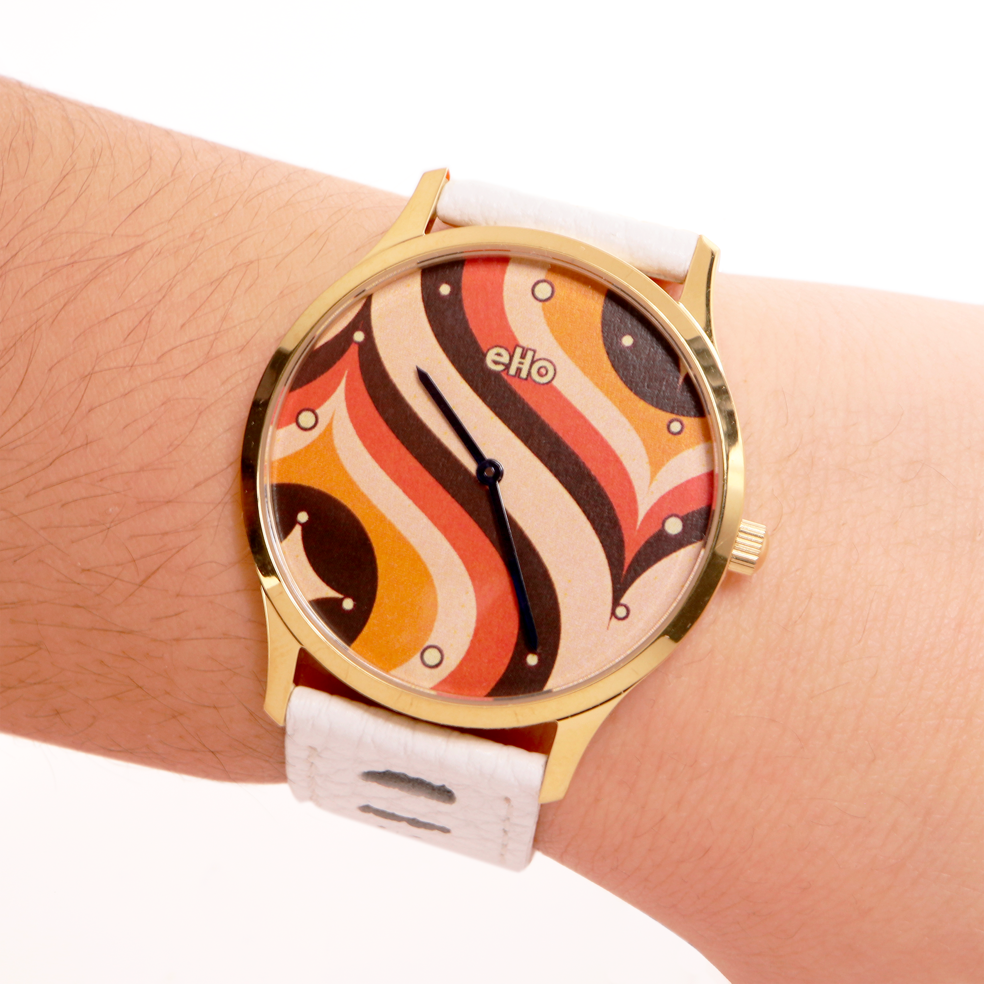 Montre Sixties Blanche Pique 3