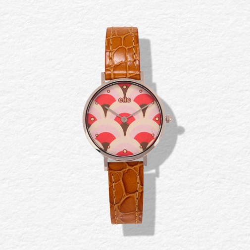 Montre Sixties Petite Alvéoles Browny