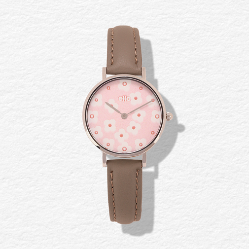 Montre Sixties Little Flower Grey