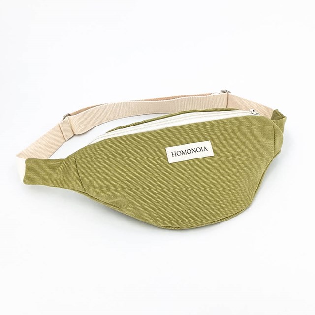Banane en coton vert amande 2