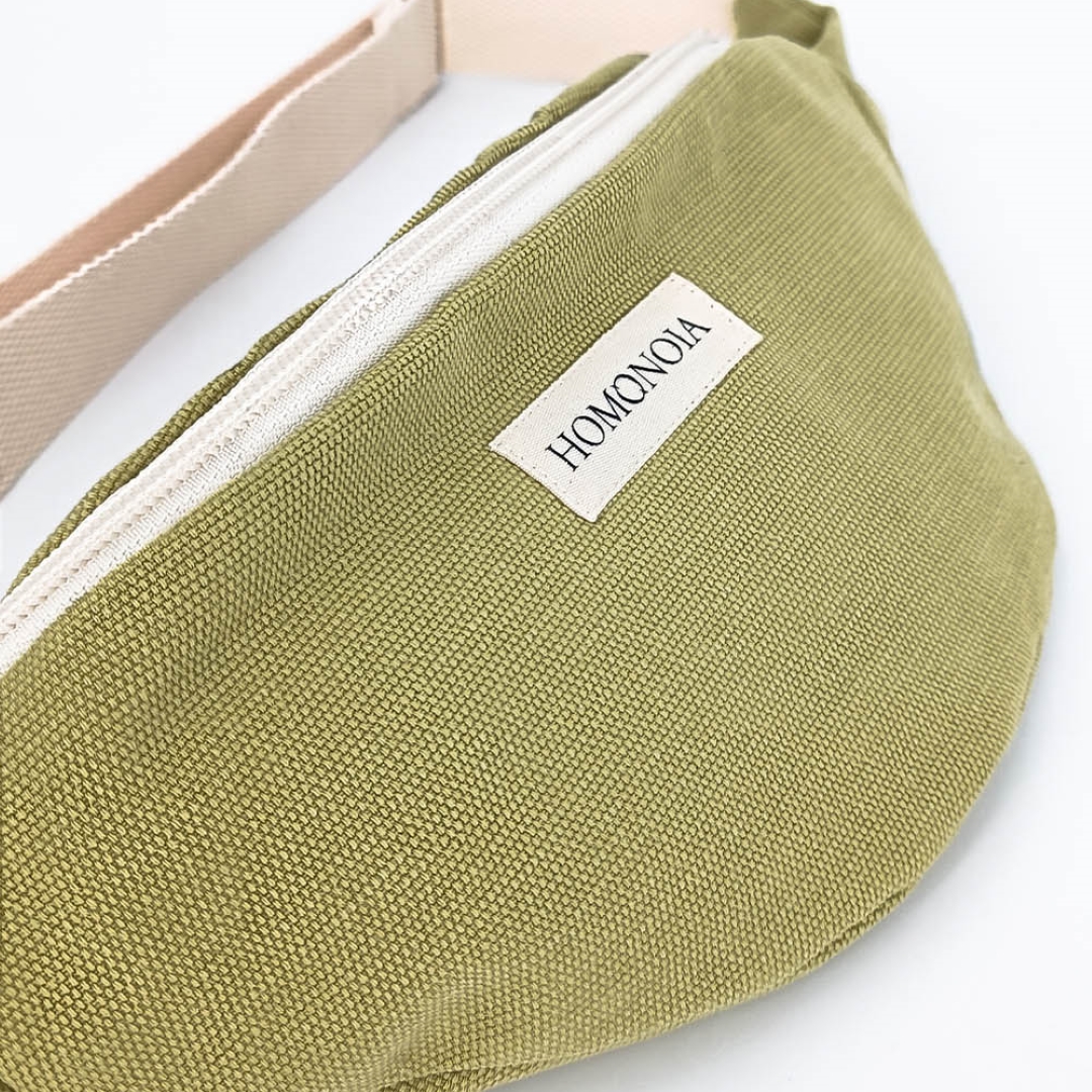 Banane en coton vert amande 3