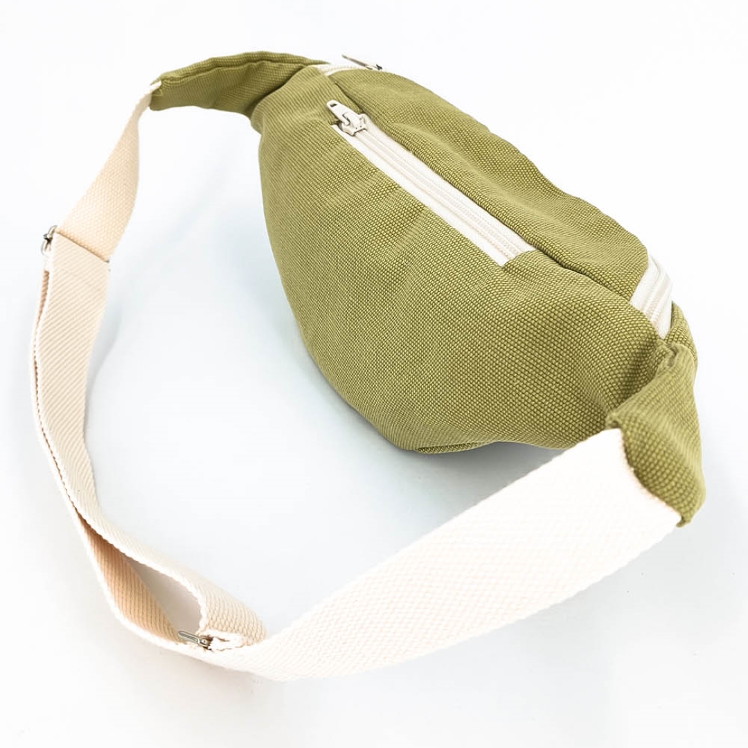 Banane en coton vert amande 4