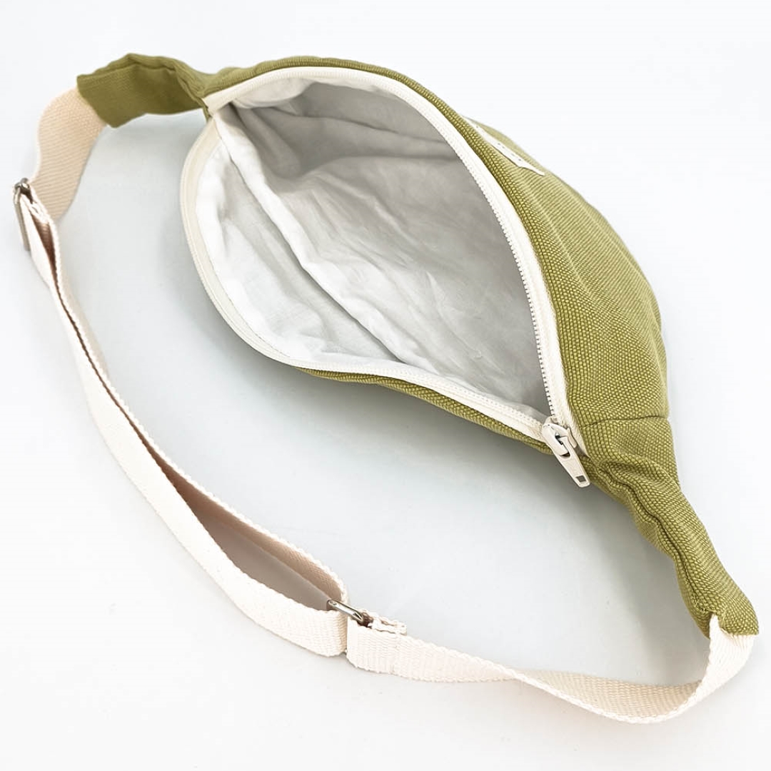 Banane en coton vert amande 5