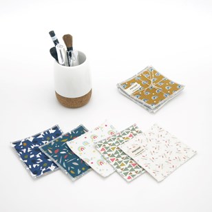 Carrés démaquillants lavables bio x5 (coloris aléatoires)