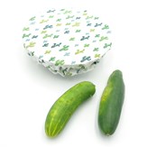 Recouvre bol ou plat en coton enduit  18