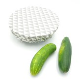 Recouvre bol ou plat en coton enduit  16