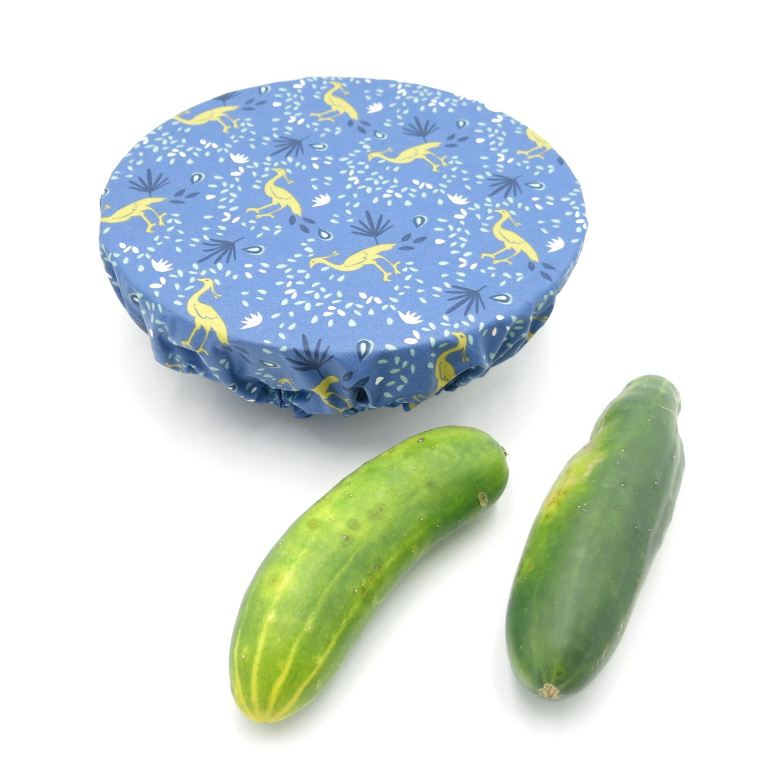 Recouvre bol ou plat en coton enduit  19