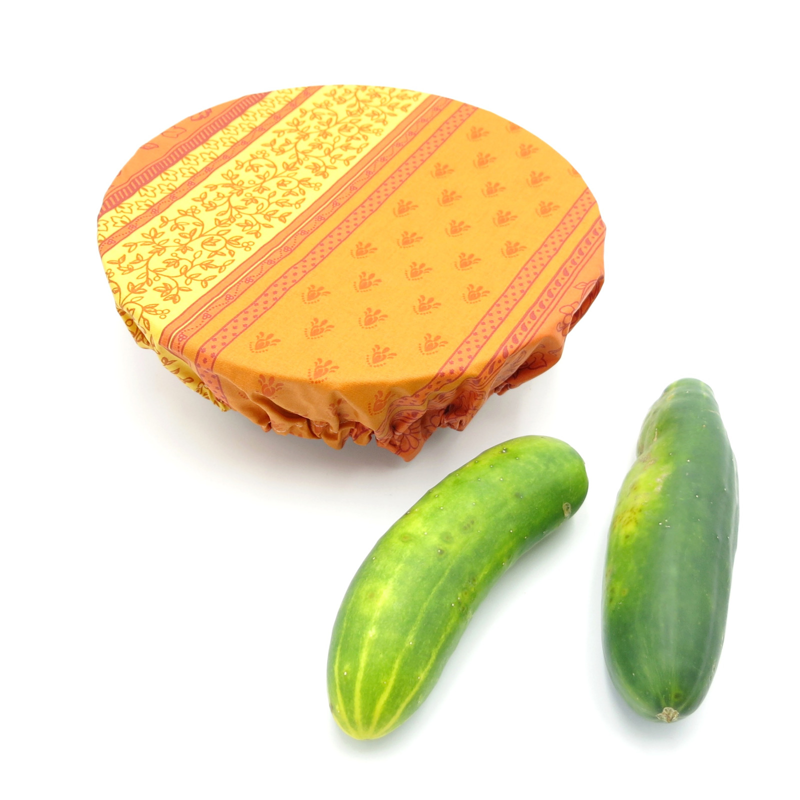 Recouvre bol ou plat en coton enduit  17