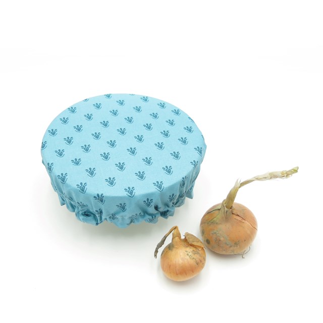 Recouvre bol ou plat en coton enduit  20