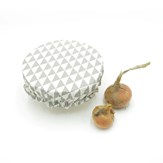 Recouvre bol ou plat en coton enduit  14