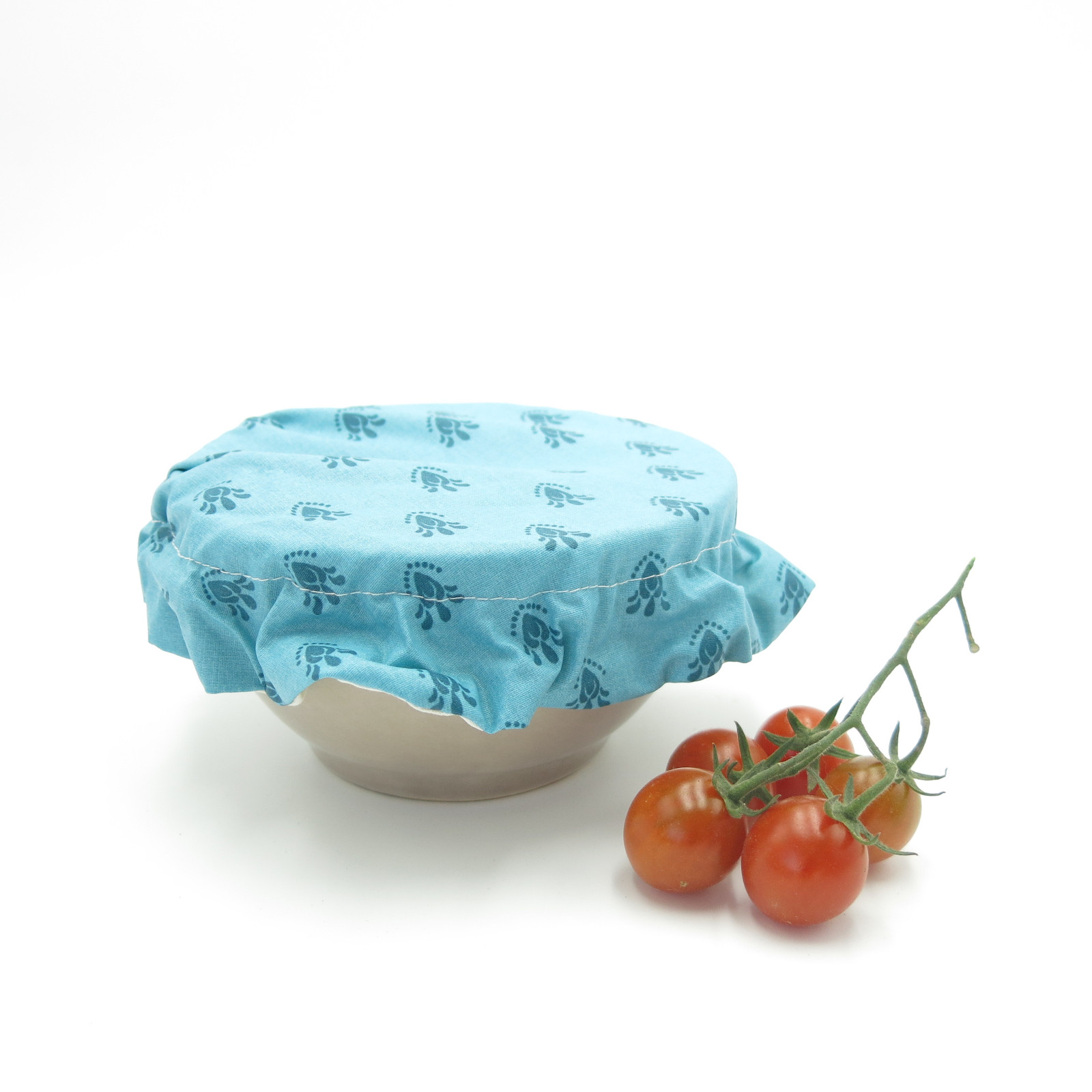 Recouvre bol ou plat en coton enduit  23