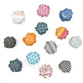 Recouvre bol ou plat en coton enduit  2