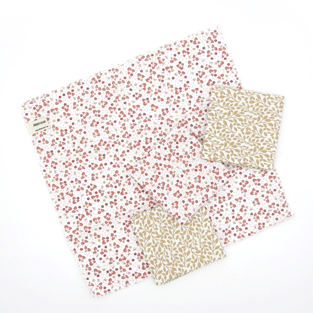 Lot de 4 mouchoirs en coton biologique 4