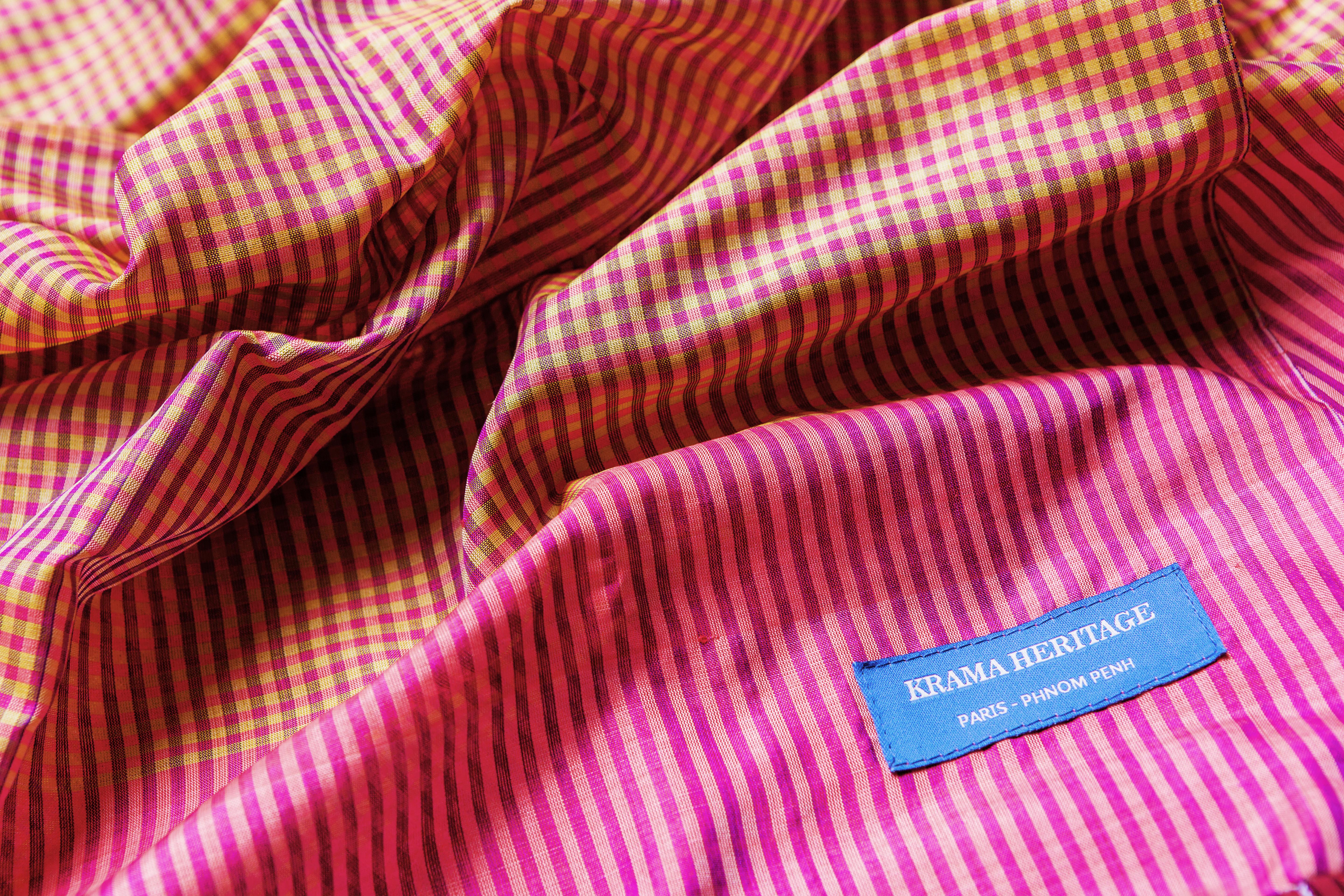 Le Krama en Soie Coeur d'Ambre 2