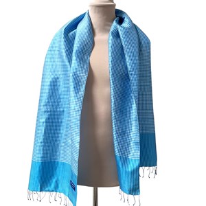 Le Krama en Soie Turquoise