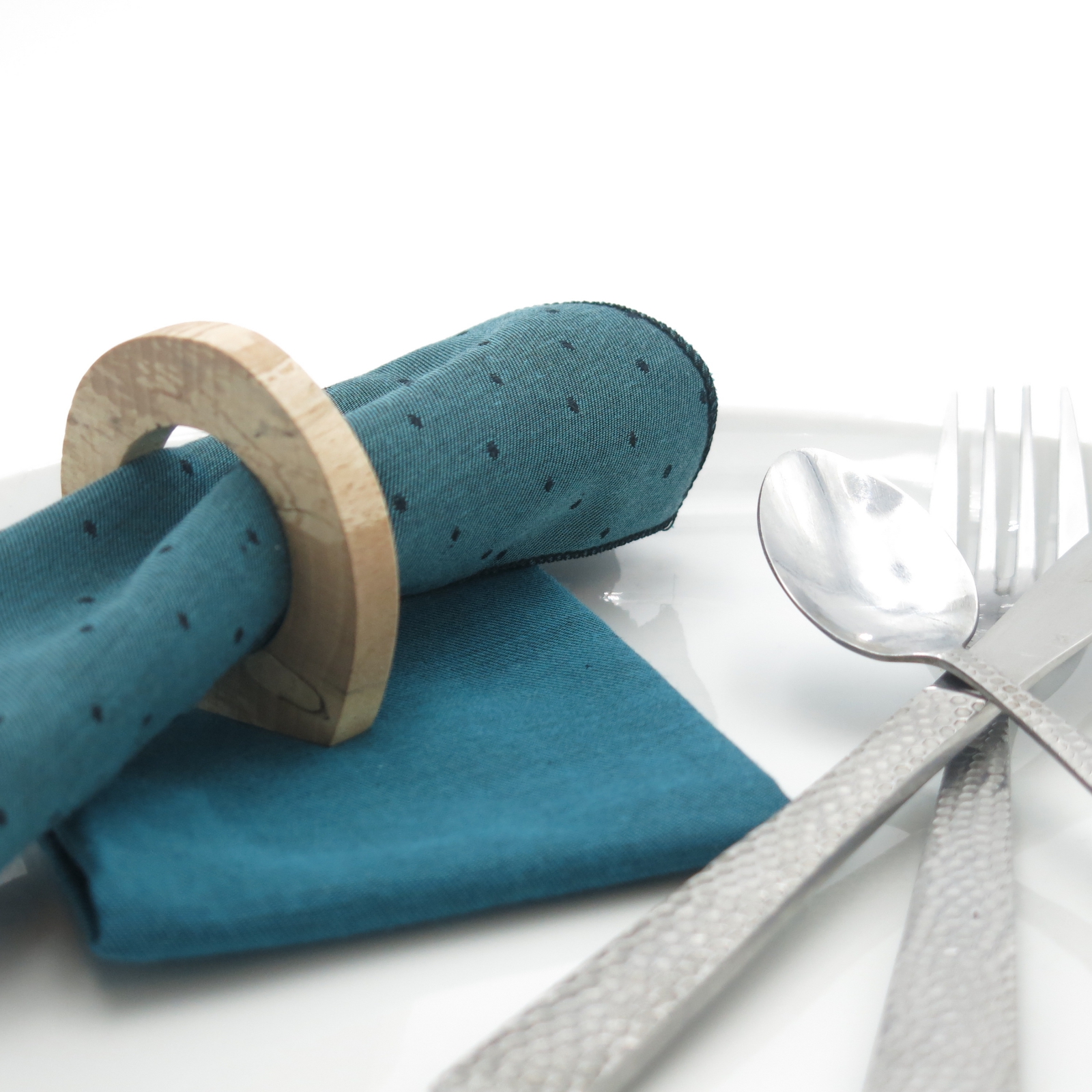 Lot de 2 serviettes de table en coton biologique 5