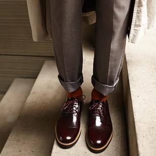 Derbies bordeaux Alpha Low - Homme