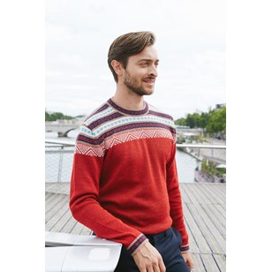 Pull 100% Alpaga - TRINIDAD ROJO - Doublon
