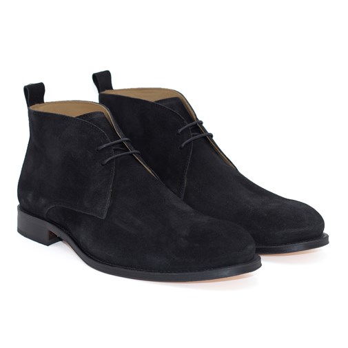 Desert Boots Cuir Daim Noir