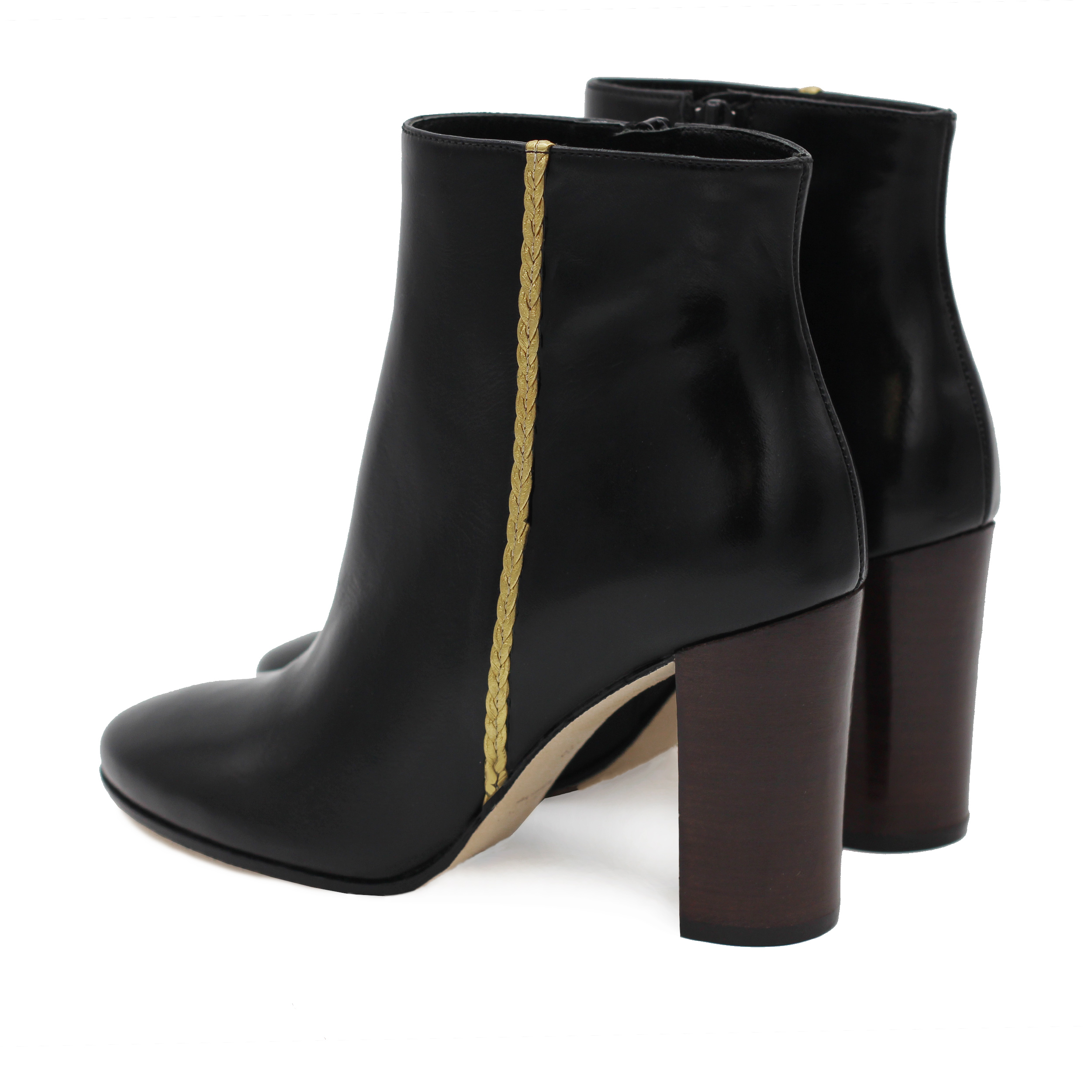 Bottines talon cuir online