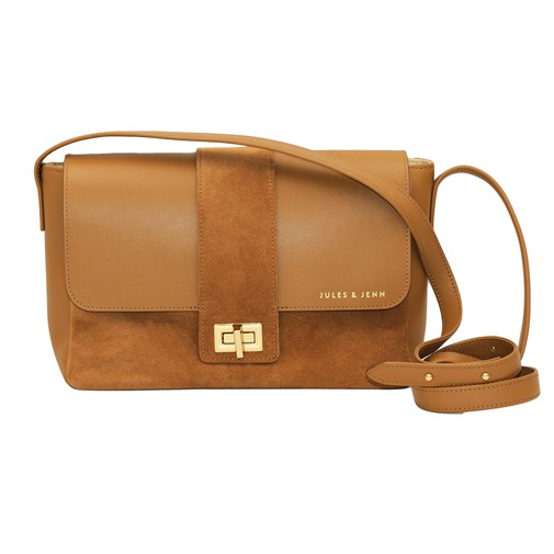 Sac bandoulière cuir camel