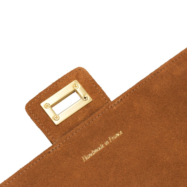 Sac bandoulière cuir camel 7