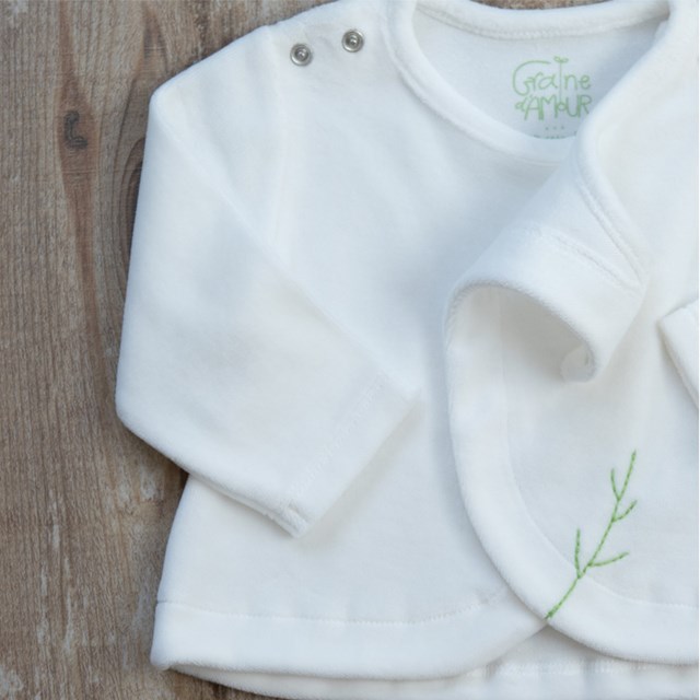 Veste velours Graine d'amour