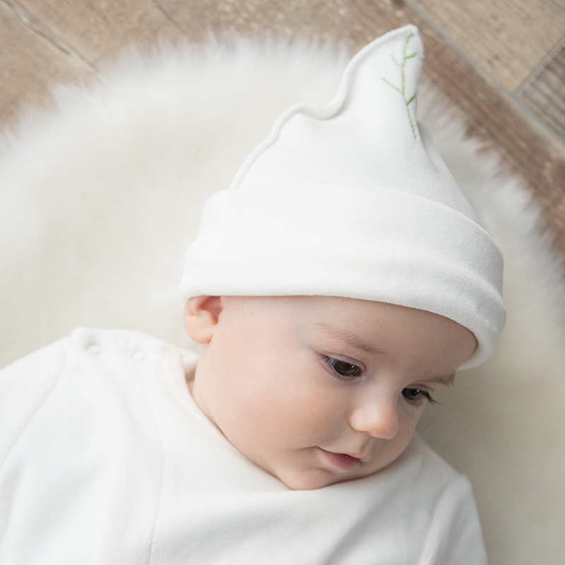 Bonnet velours Graine d'amour