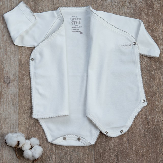 Body bébé interlokc 3 12 mois Graine d'amour