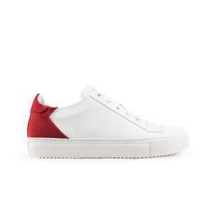 Basket vegan Epsilon rouge - Femme