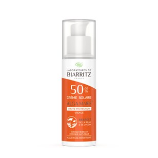 Crème solaire bio SPF50 Visage - 50ml