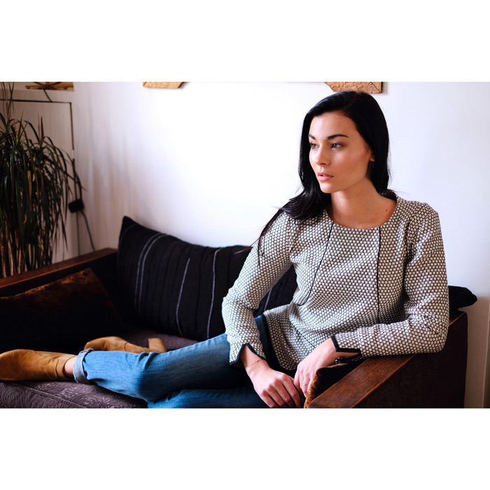 Haut chic en coton bio 5