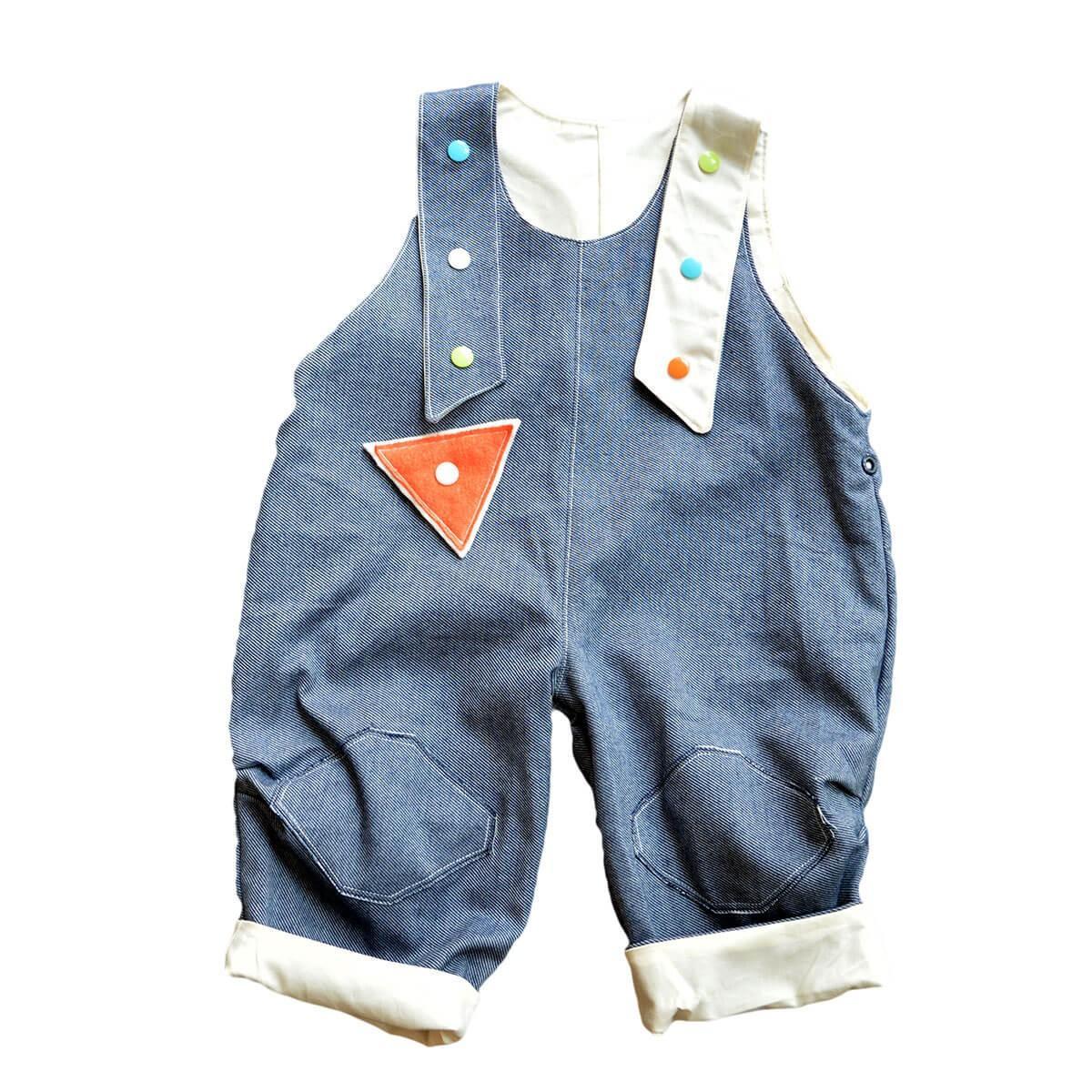 Salopette en jean réversible et évolutive - Plusieurs couleurs 2