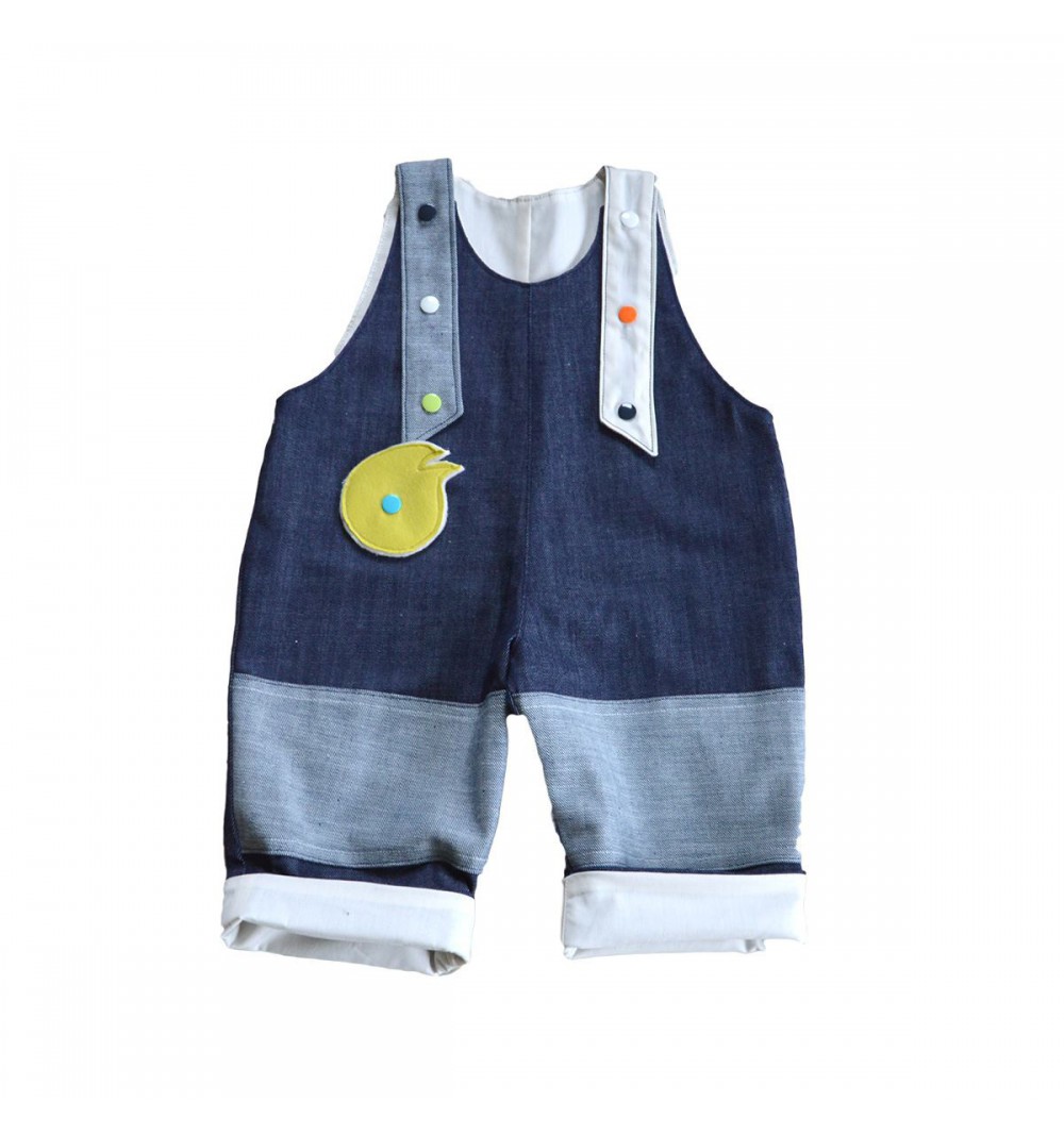 Salopette en jean réversible et évolutive - Plusieurs couleurs 10